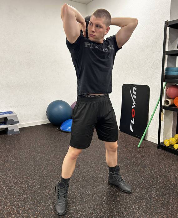 Osobni trener Matija Poljanec tijekom treninga